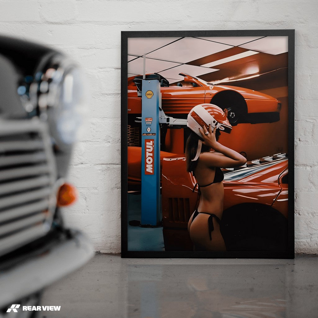 Pit Lane Heat - Supercar Art Print