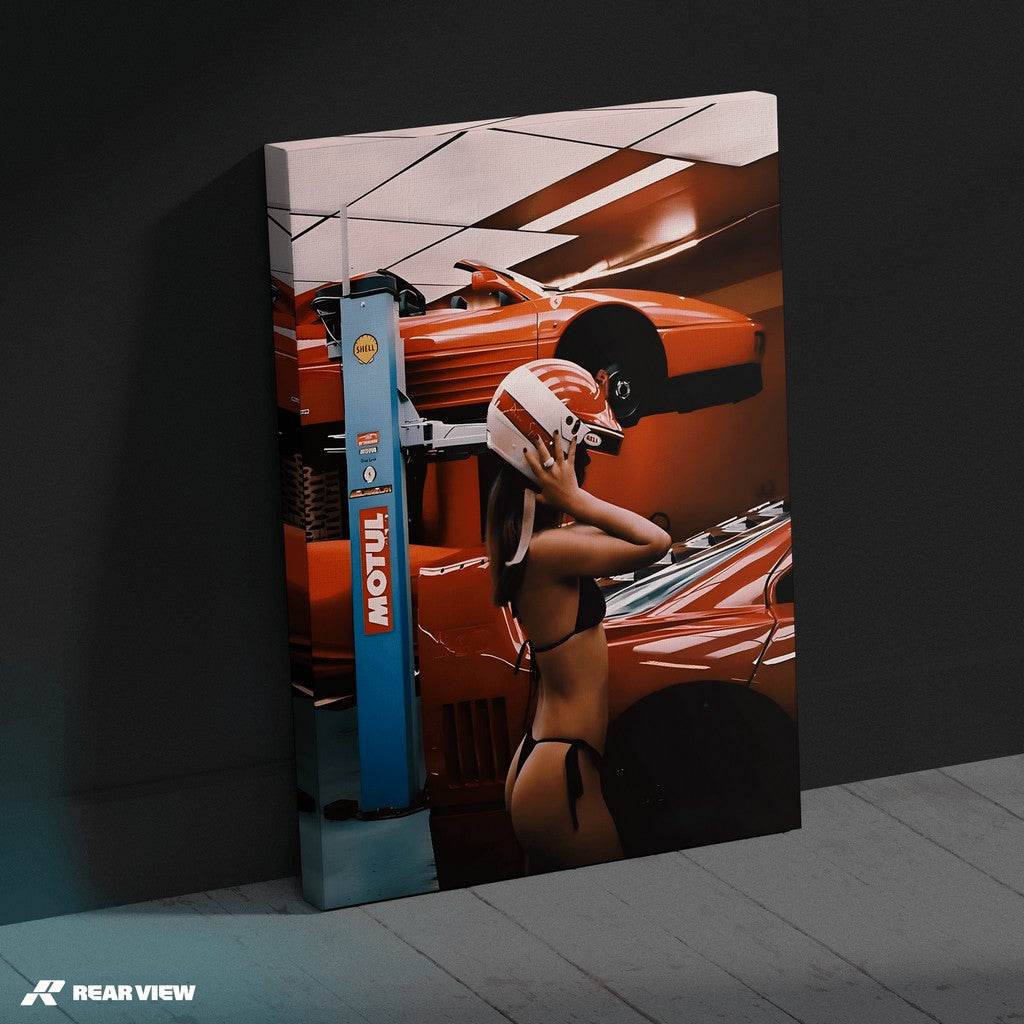 Pit Lane Heat - Supercar Art Print