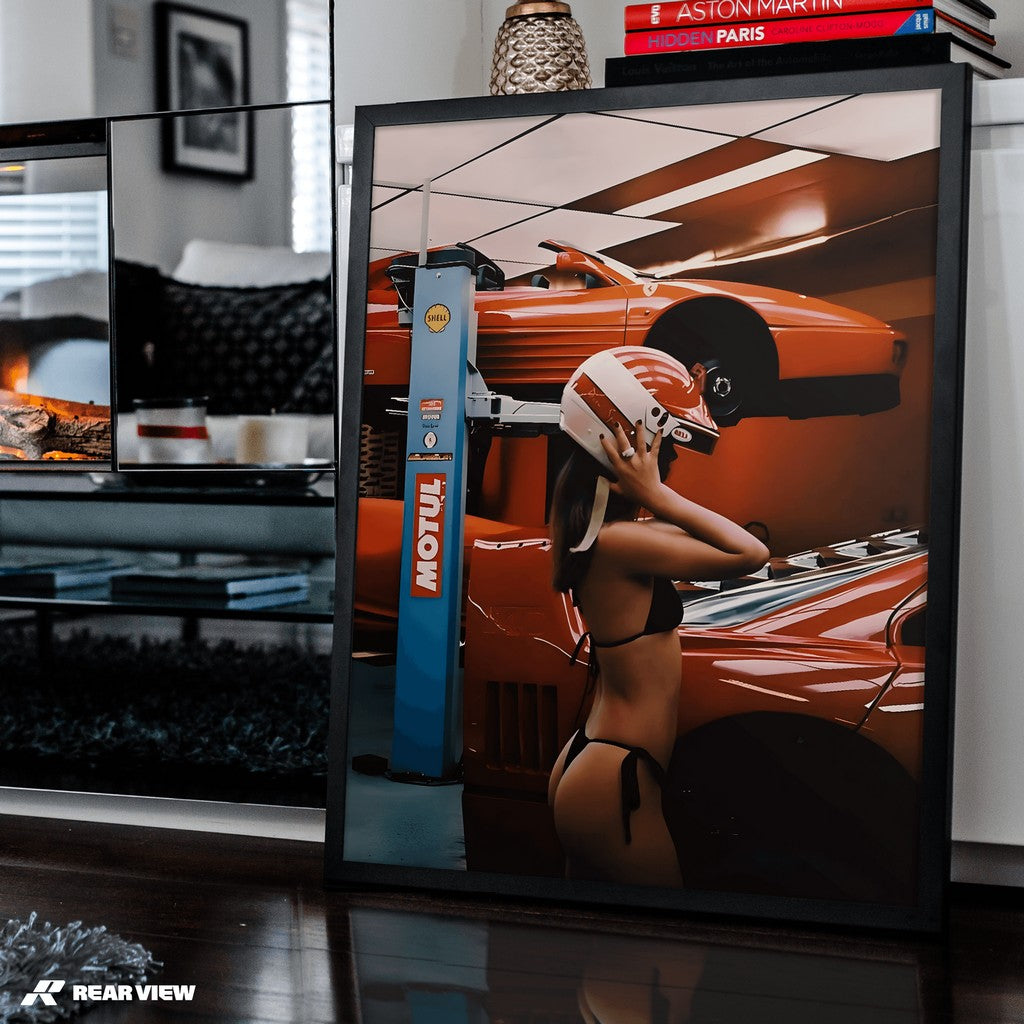 Pit Lane Heat - Supercar Art Print