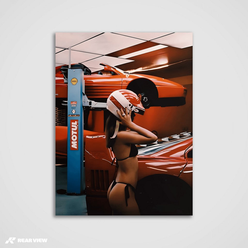 Pit Lane Heat - Supercar Art Print