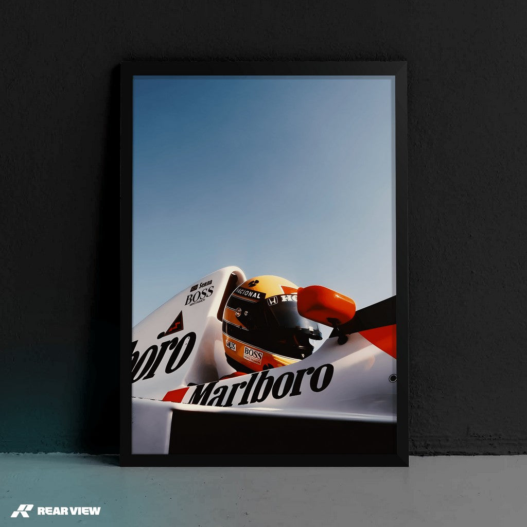 Racing Icon - Senna Art Print