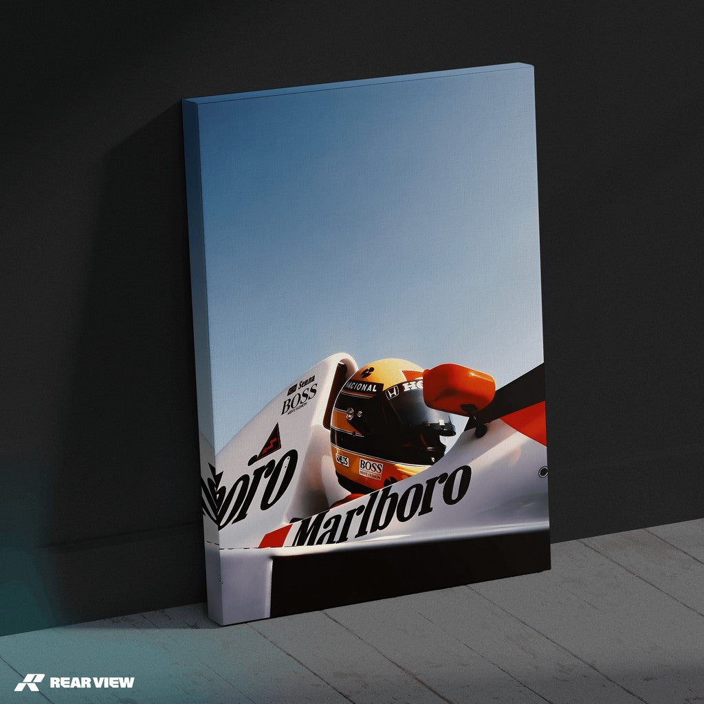 Racing Icon - Senna Art Print