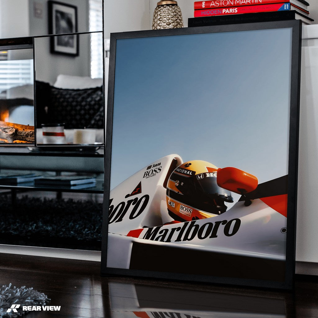 Racing Icon - Senna Art Print