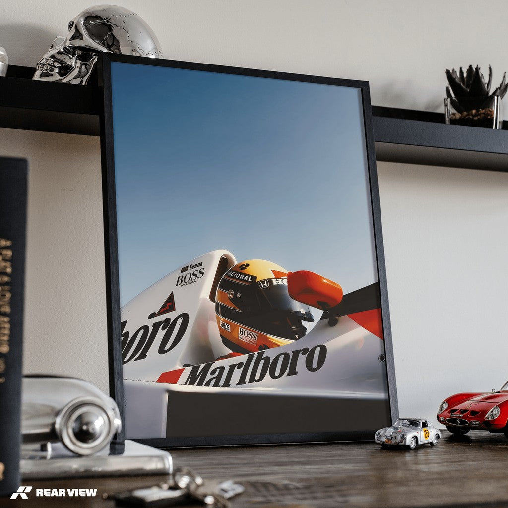 Racing Icon - Senna Art Print