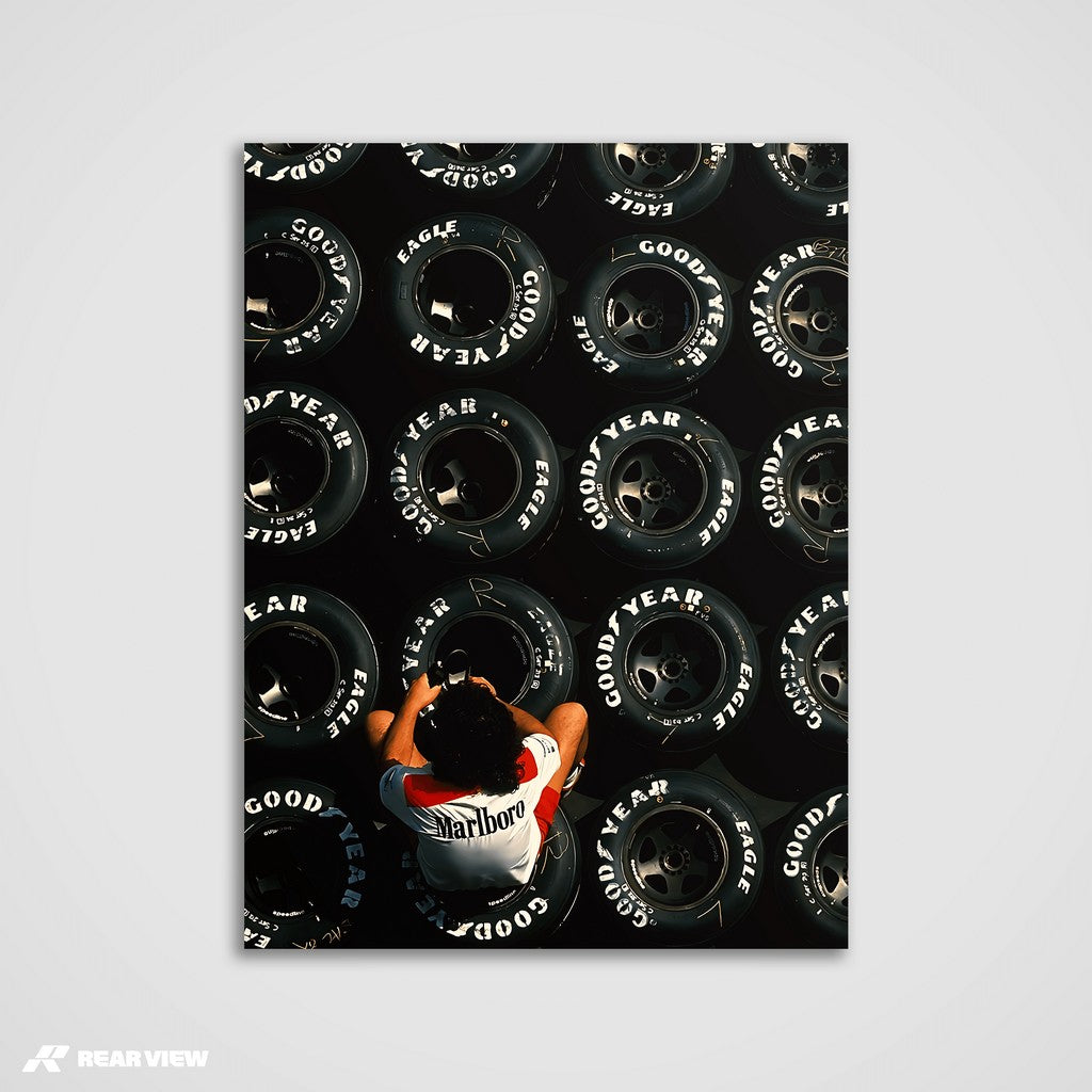 Pitlane Focus - Goodyear Art Print
