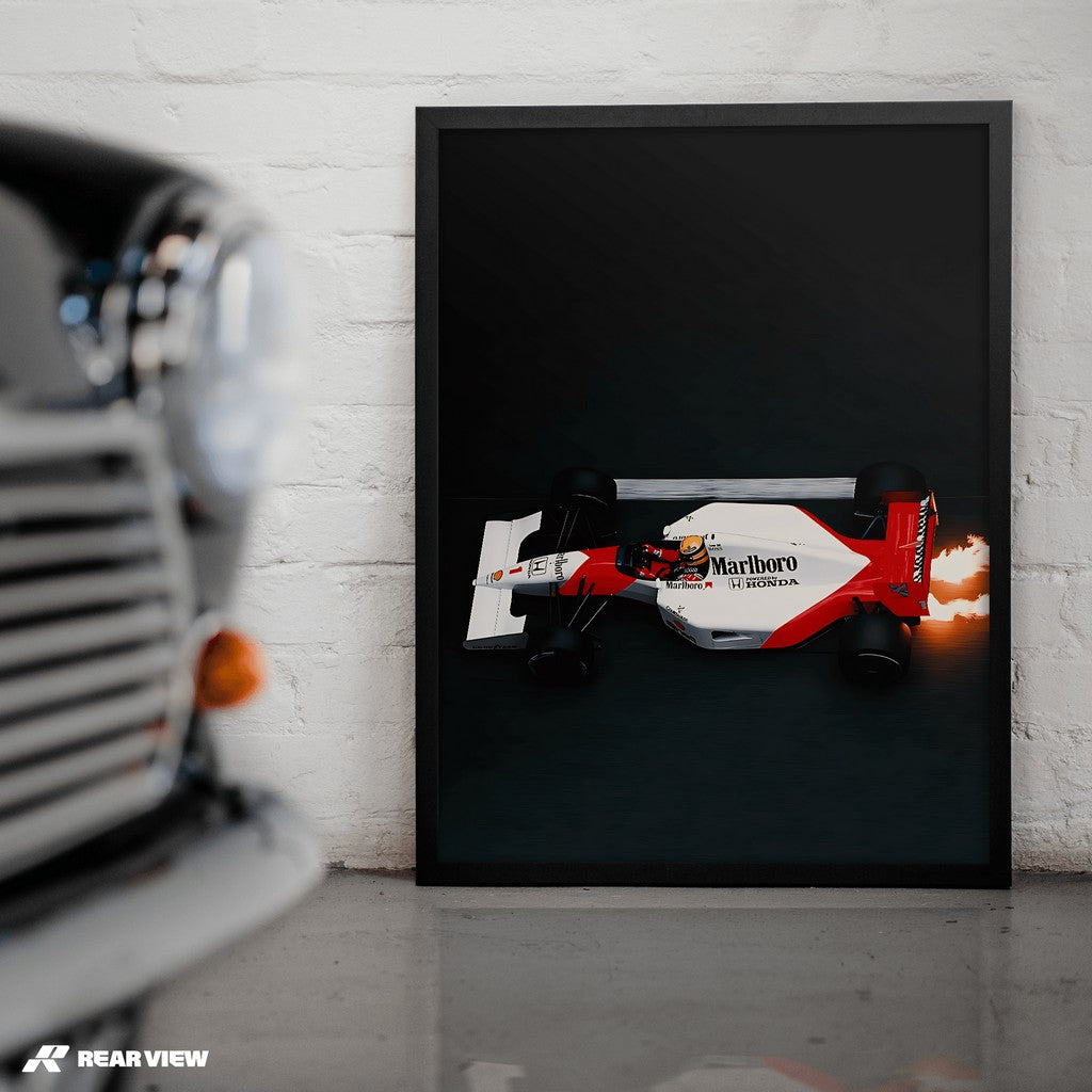 Flame Trail - GP Art Print