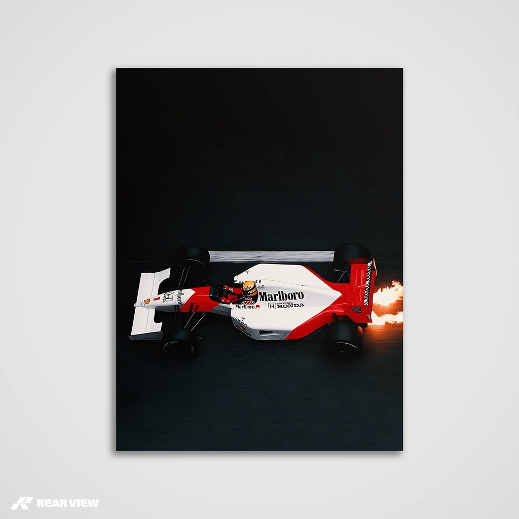 Flame Trail - GP Art Print