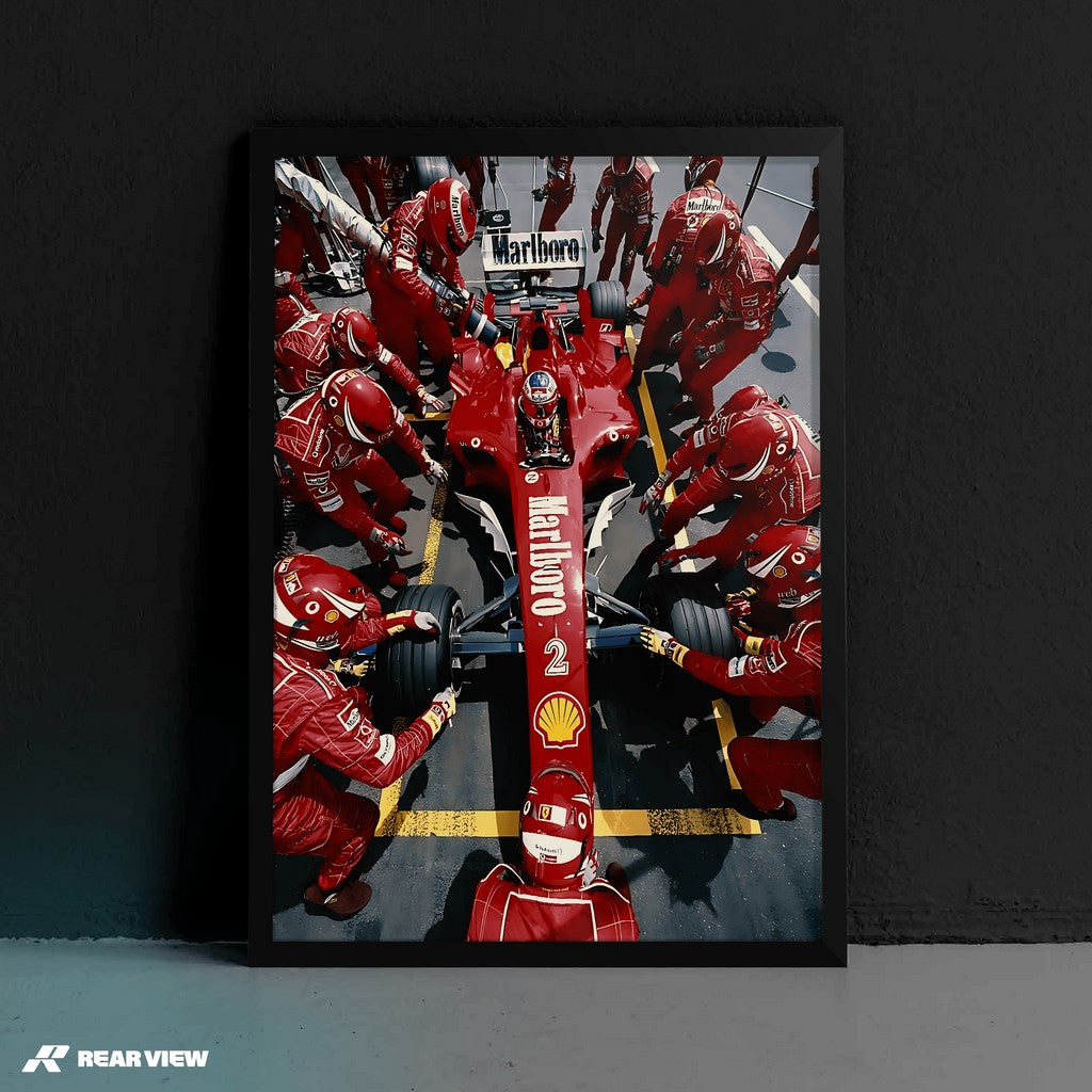 Pitstop Power - GP Art Print