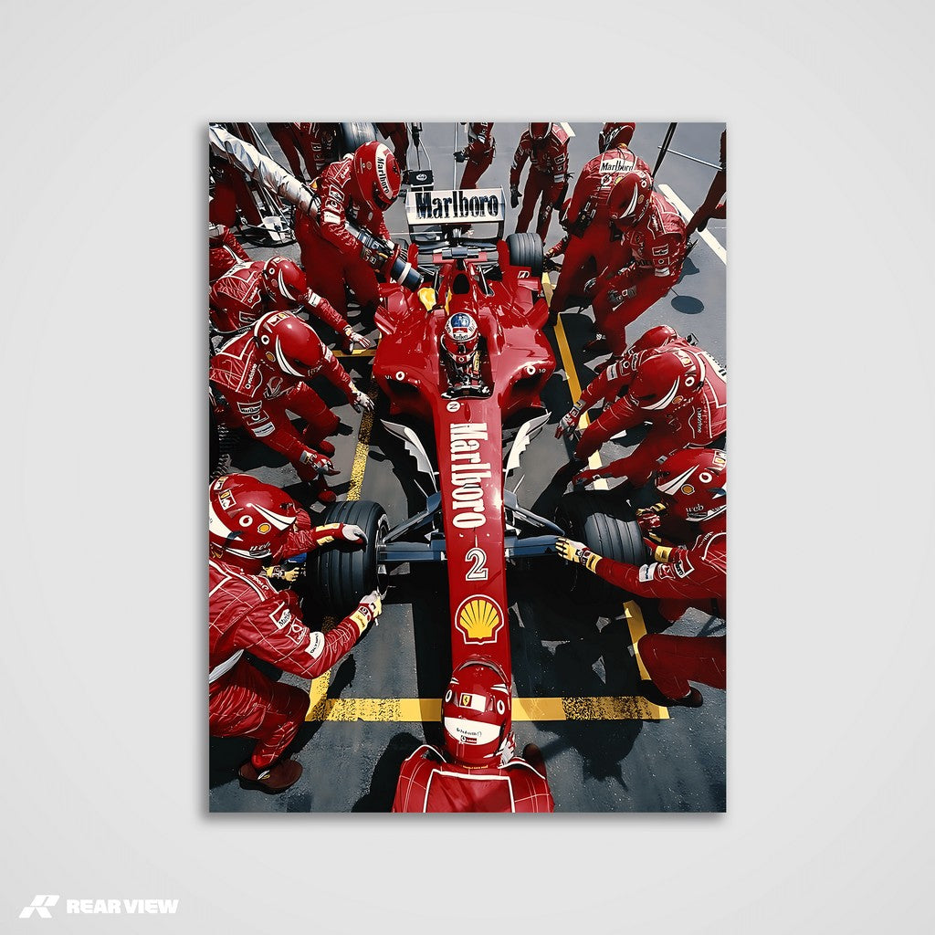 Pitstop Power - GP Art Print