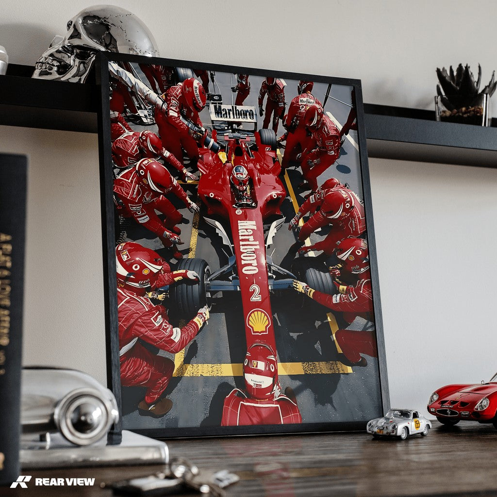 Pitstop Power - GP Art Print