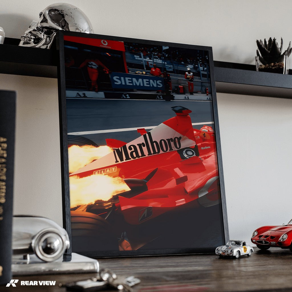 Pitlane Inferno - GP Power Art Print