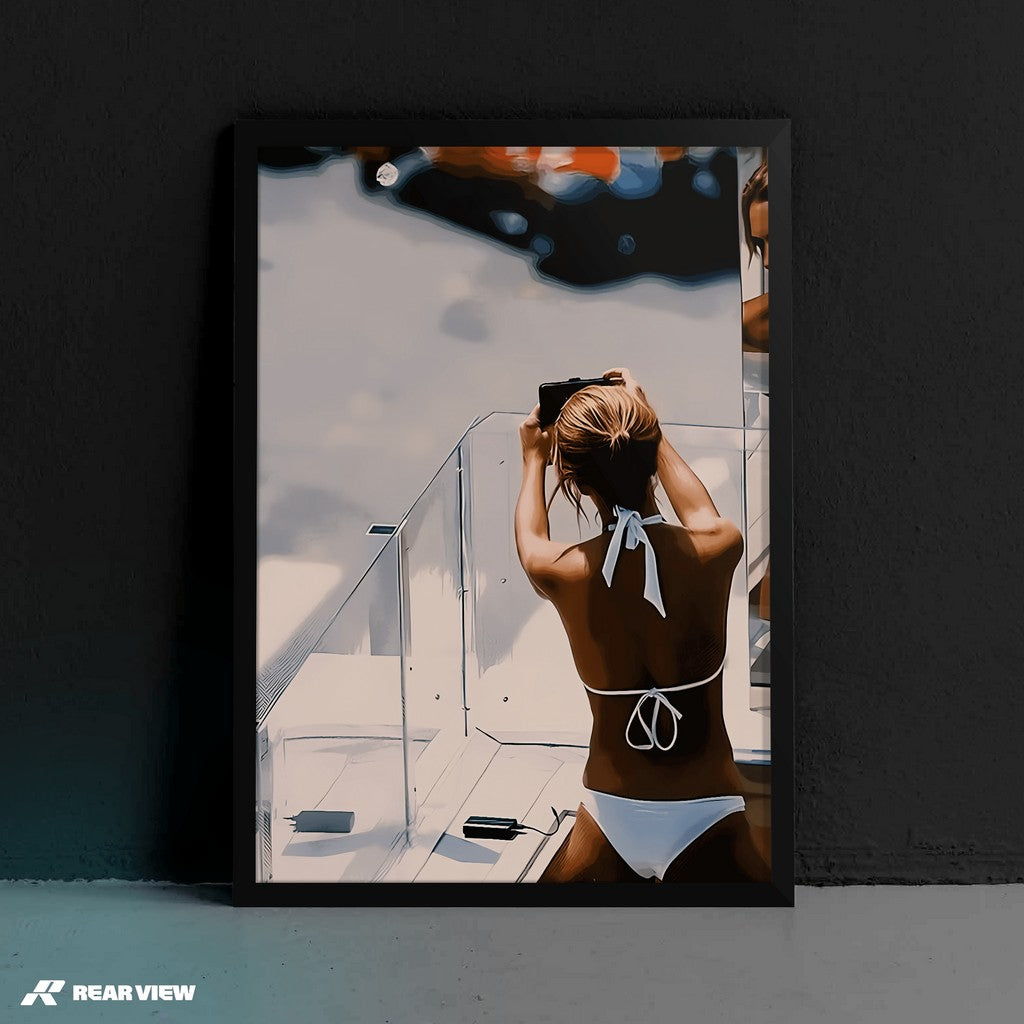 Sunlit Snapshot – Yacht Life Art Print