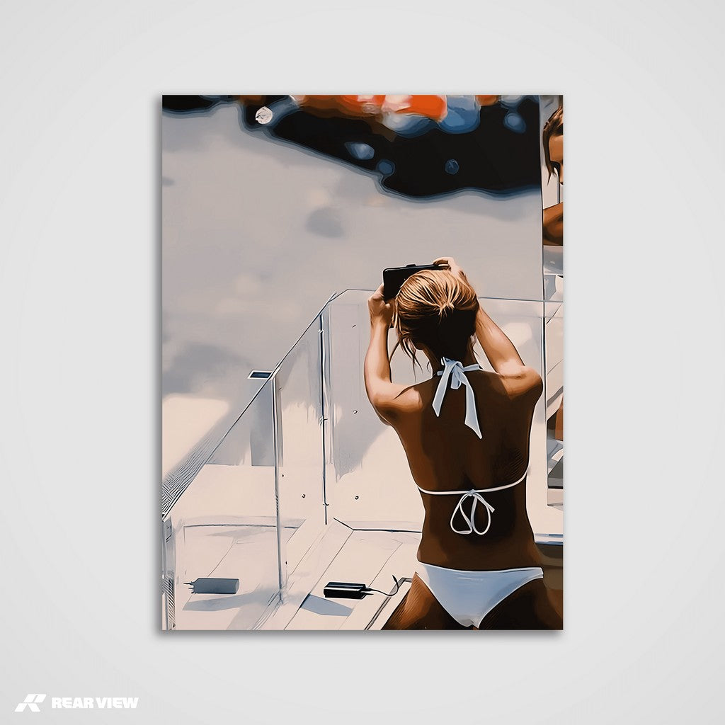 Sunlit Snapshot – Yacht Life Art Print