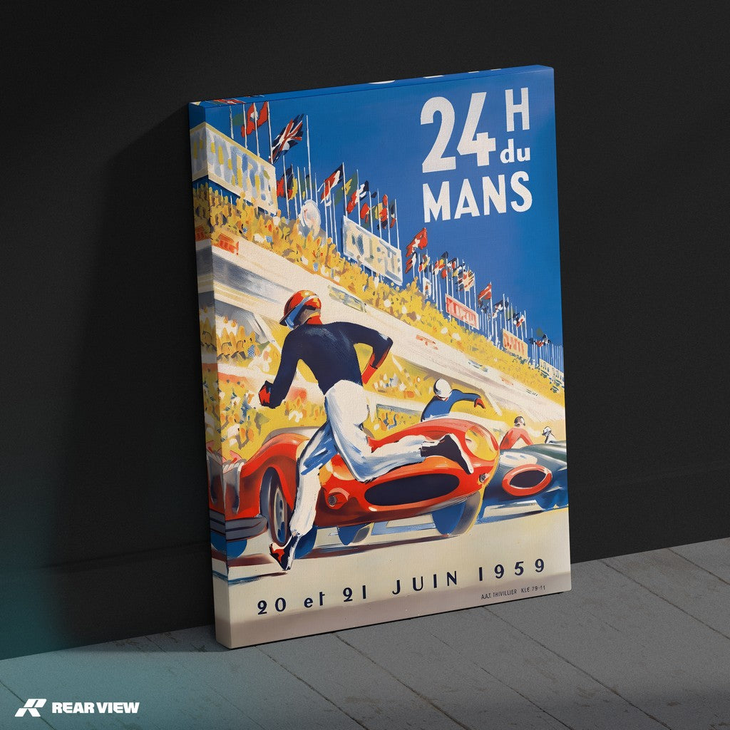 Racer’s Rush - 1959 Art Print
