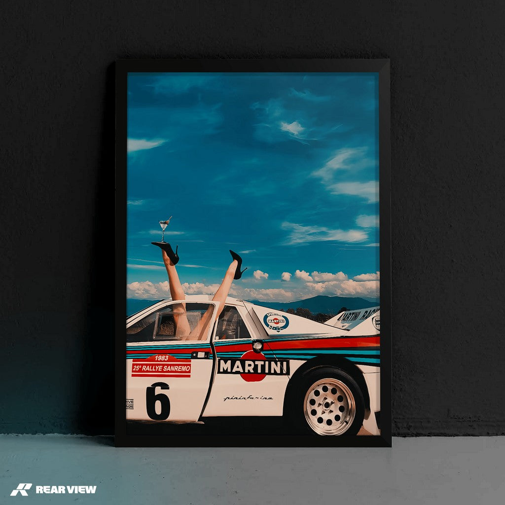 Sky High Style - Martini Rally Art Print