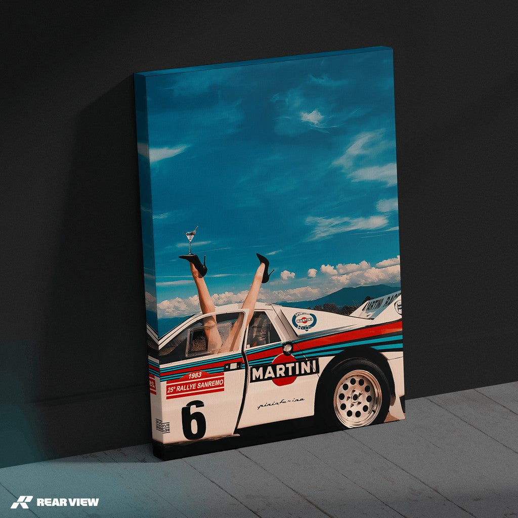 Sky High Style - Martini Rally Art Print