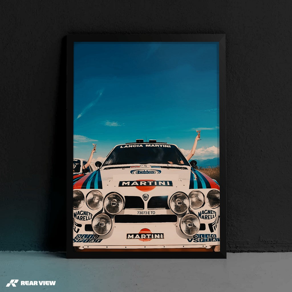 Cheers in Gear - Martini Legends Art Print