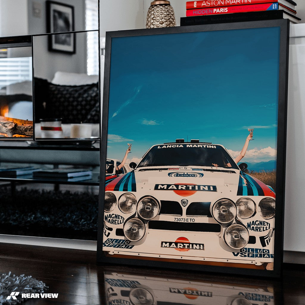 Cheers in Gear - Martini Legends Art Print