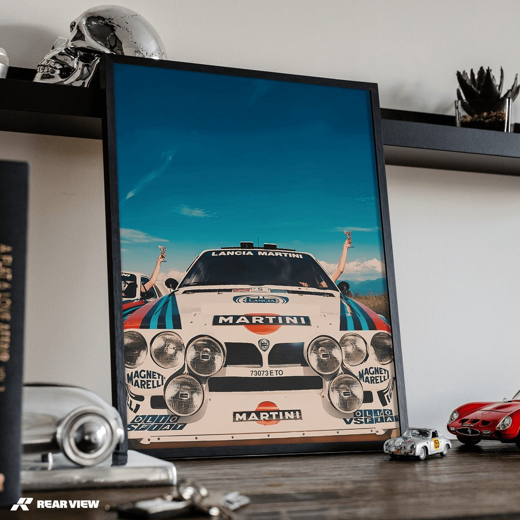 Cheers in Gear - Martini Legends Art Print
