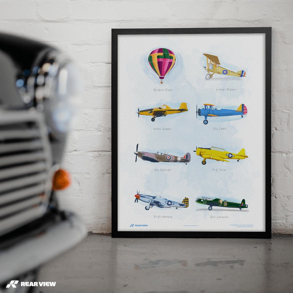 Sky Legends – Watercolour Art Print