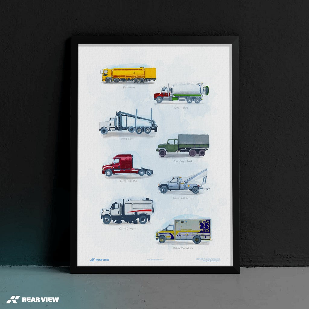 Road Force – Watercolour Art Print