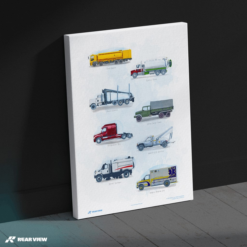 Road Force – Watercolour Art Print