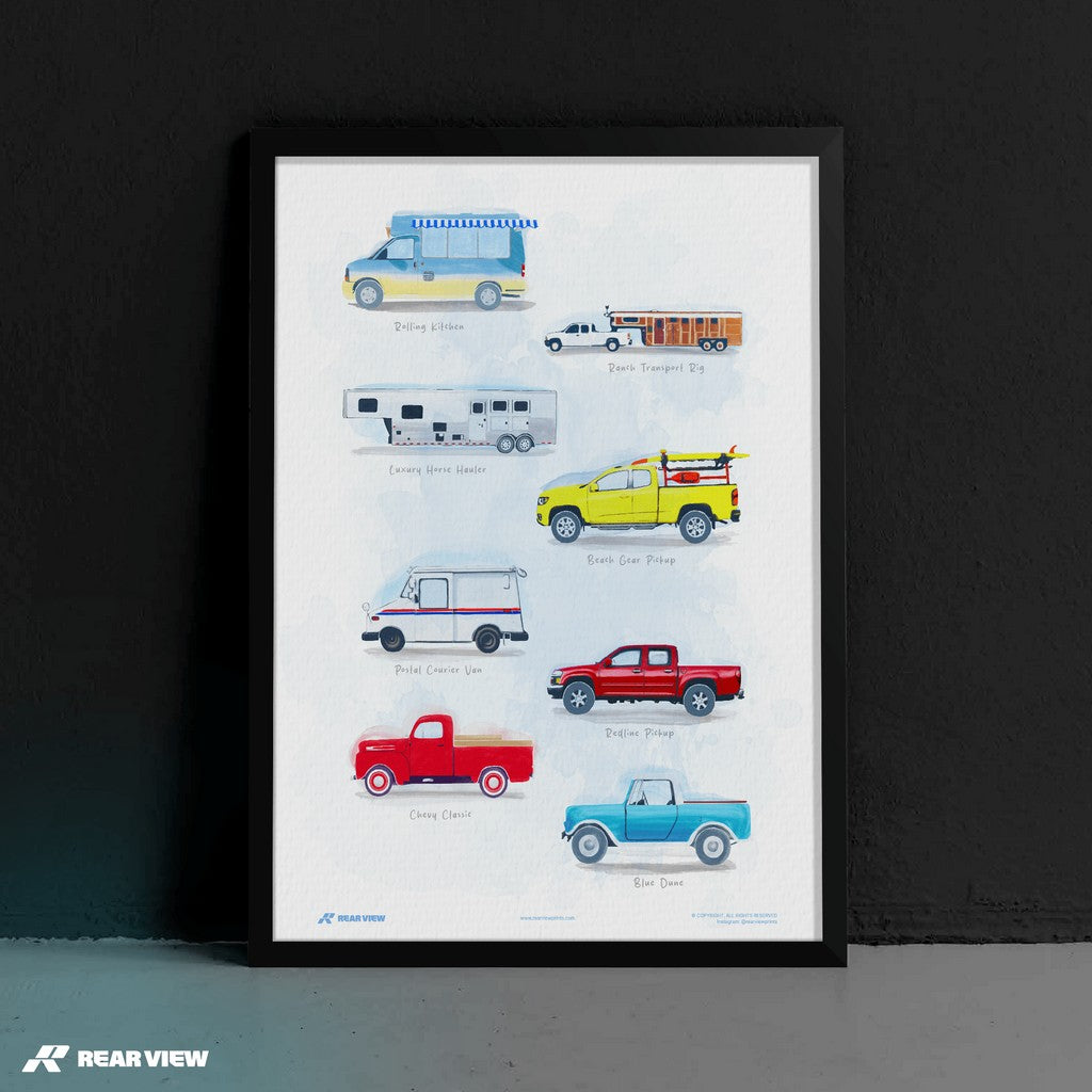 Haul Stars – Watercolour Art Print