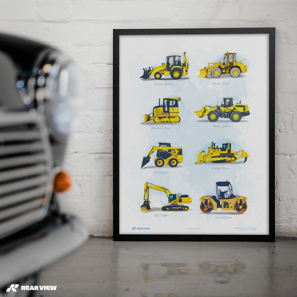 Heavy Hitters – Watercolour Art Print