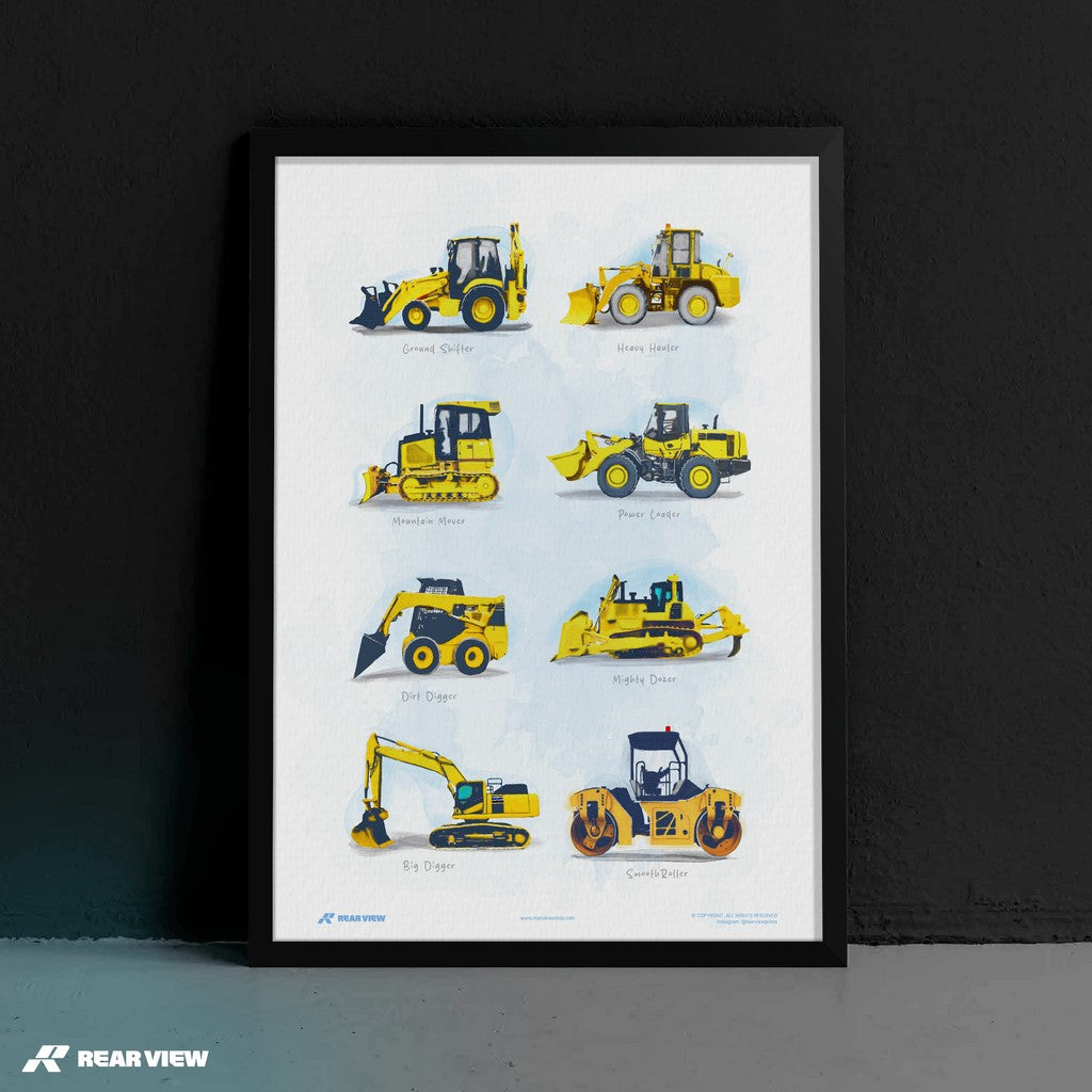 Heavy Hitters – Watercolour Art Print