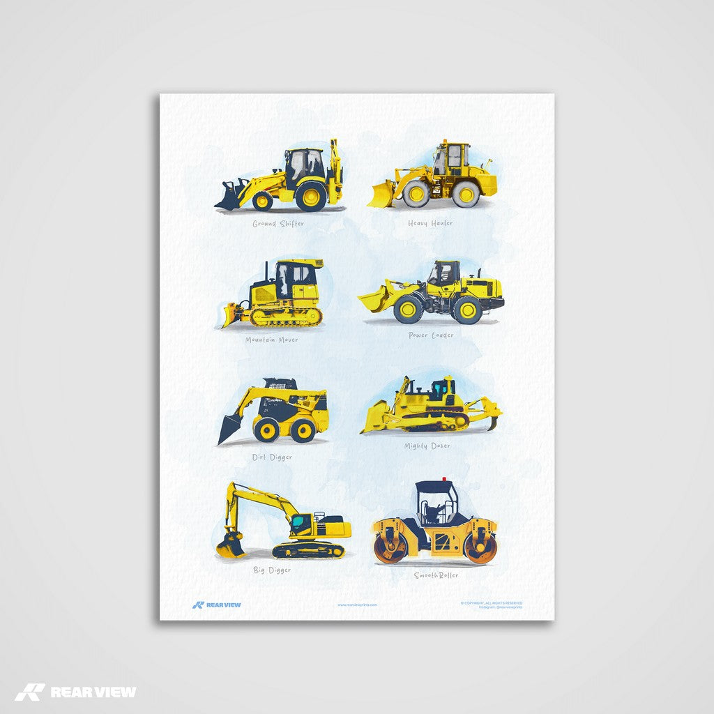 Heavy Hitters – Watercolour Art Print