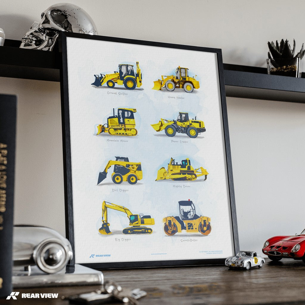 Heavy Hitters – Watercolour Art Print