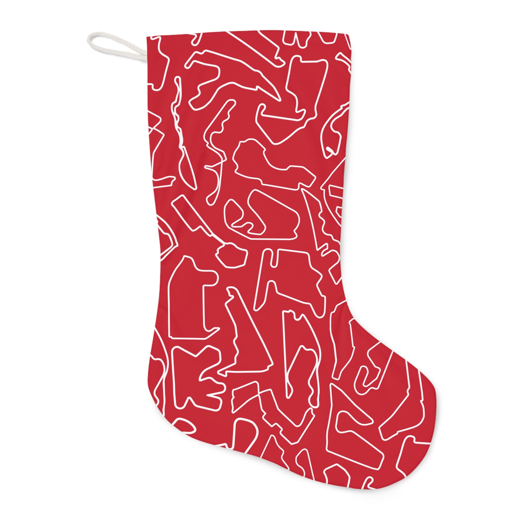 GP Race Tracks - Red Santa Stocking