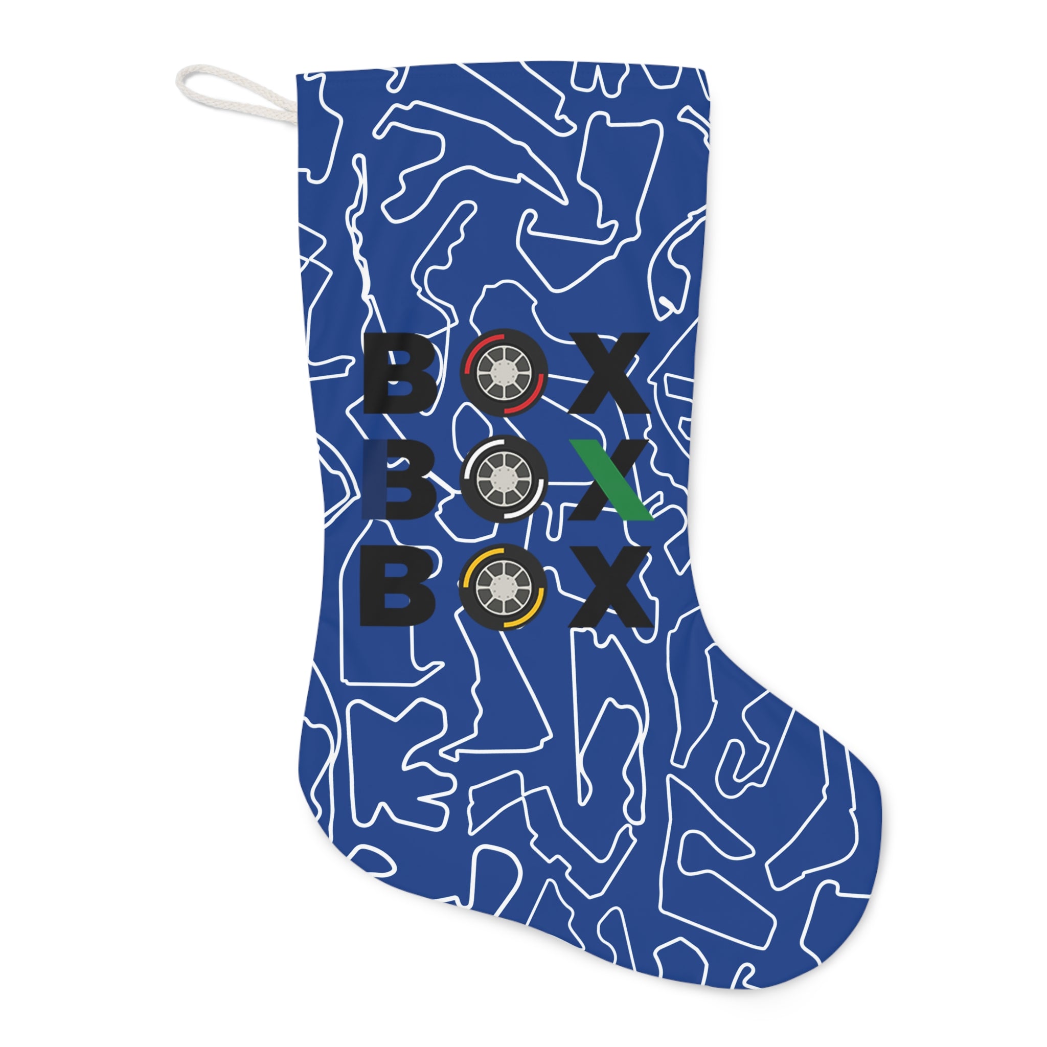 GP Box Box Box - Blue Santa Stocking