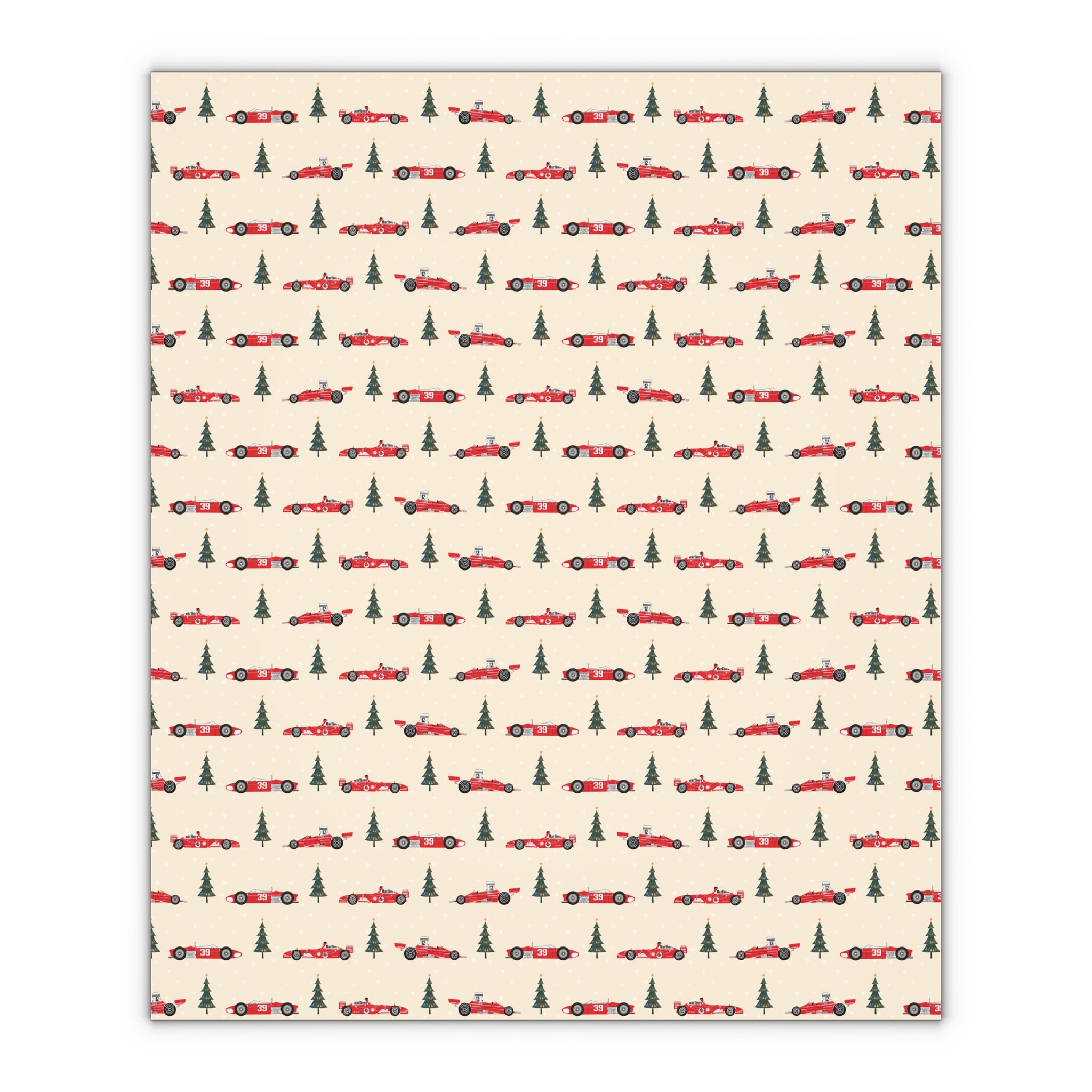 GP Ferrari - Gift Wrapping Paper Sheet, 1pc