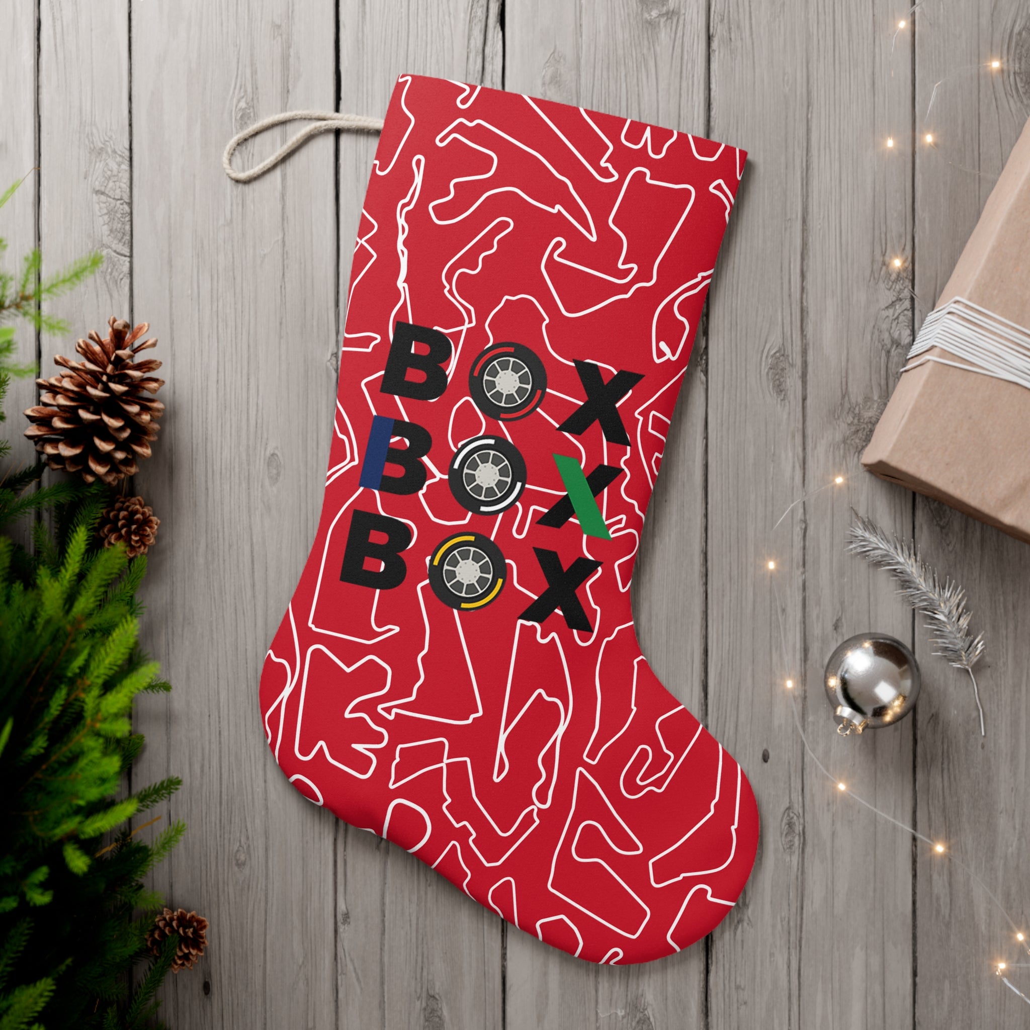 GP Box Box Box - Red Santa Stocking