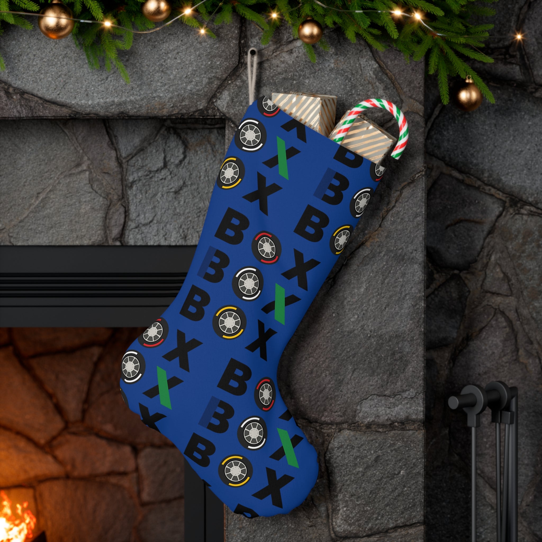 GP Box Box Box - Blue Santa Stocking