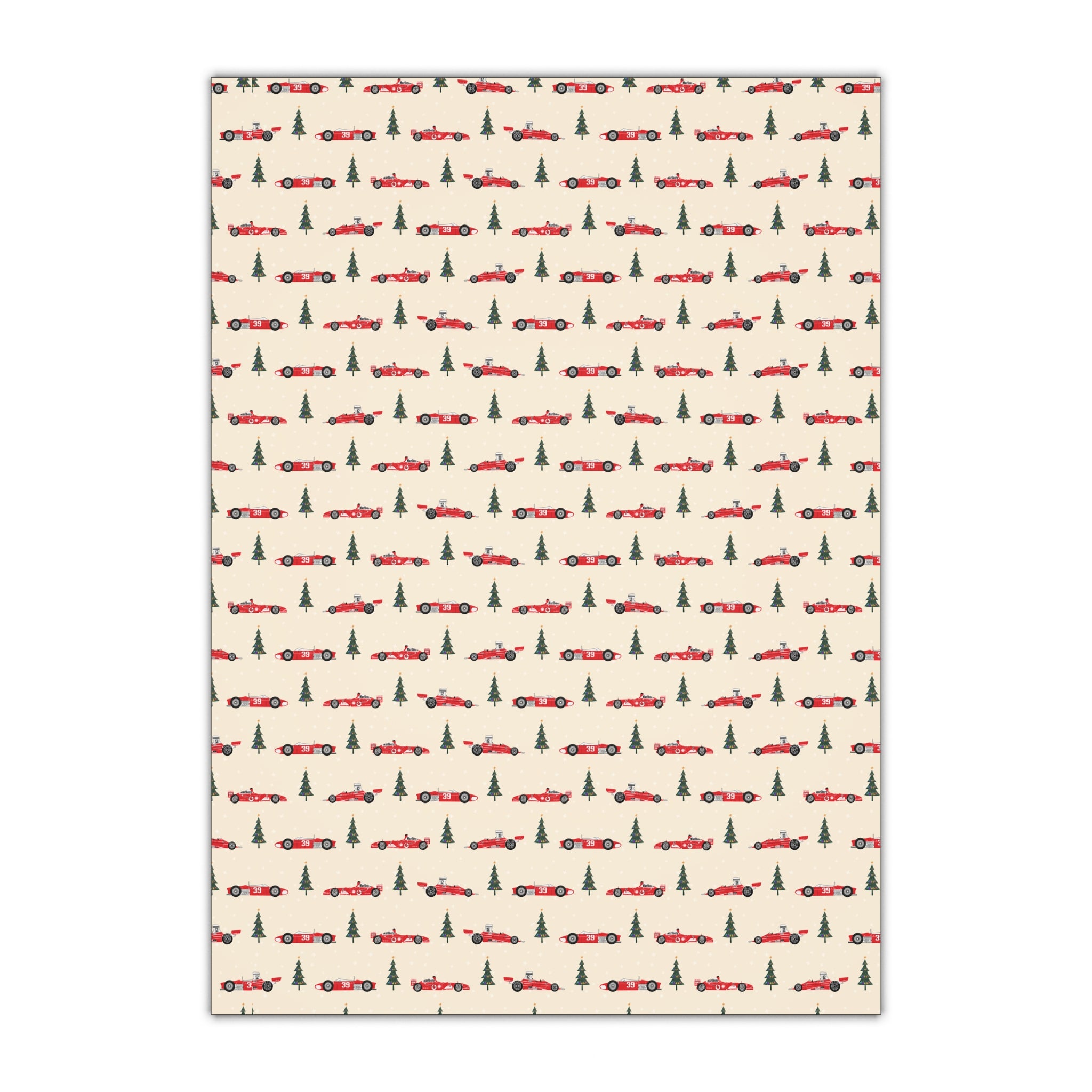 GP Ferrari - Gift Wrapping Paper Sheet, 1pc