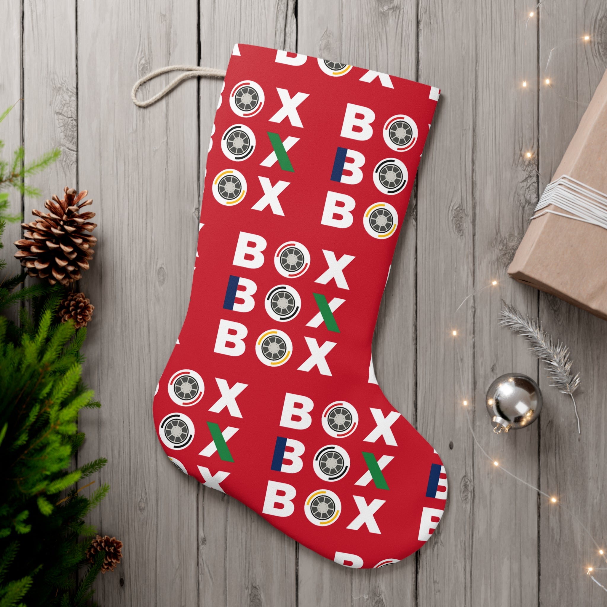 GP Box Box Box - Red Santa Stocking