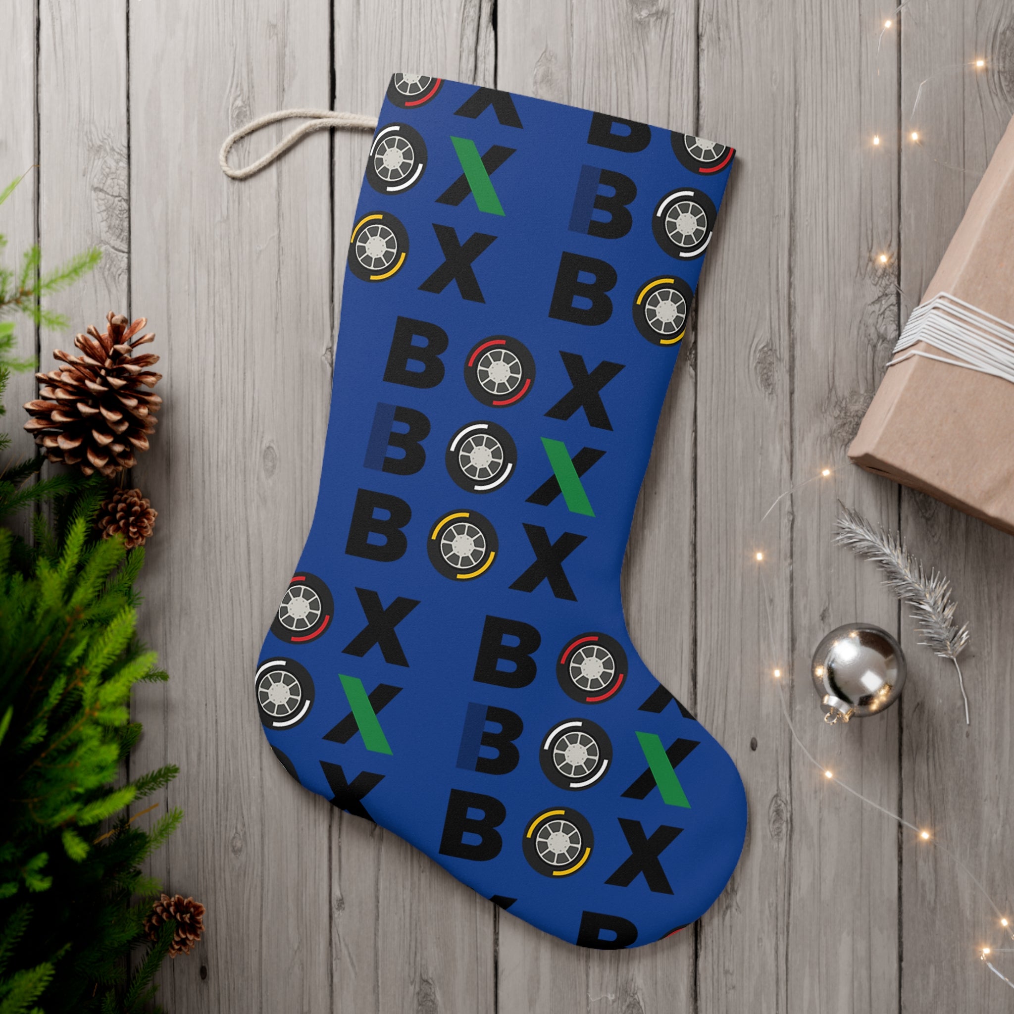 GP Box Box Box - Blue Santa Stocking