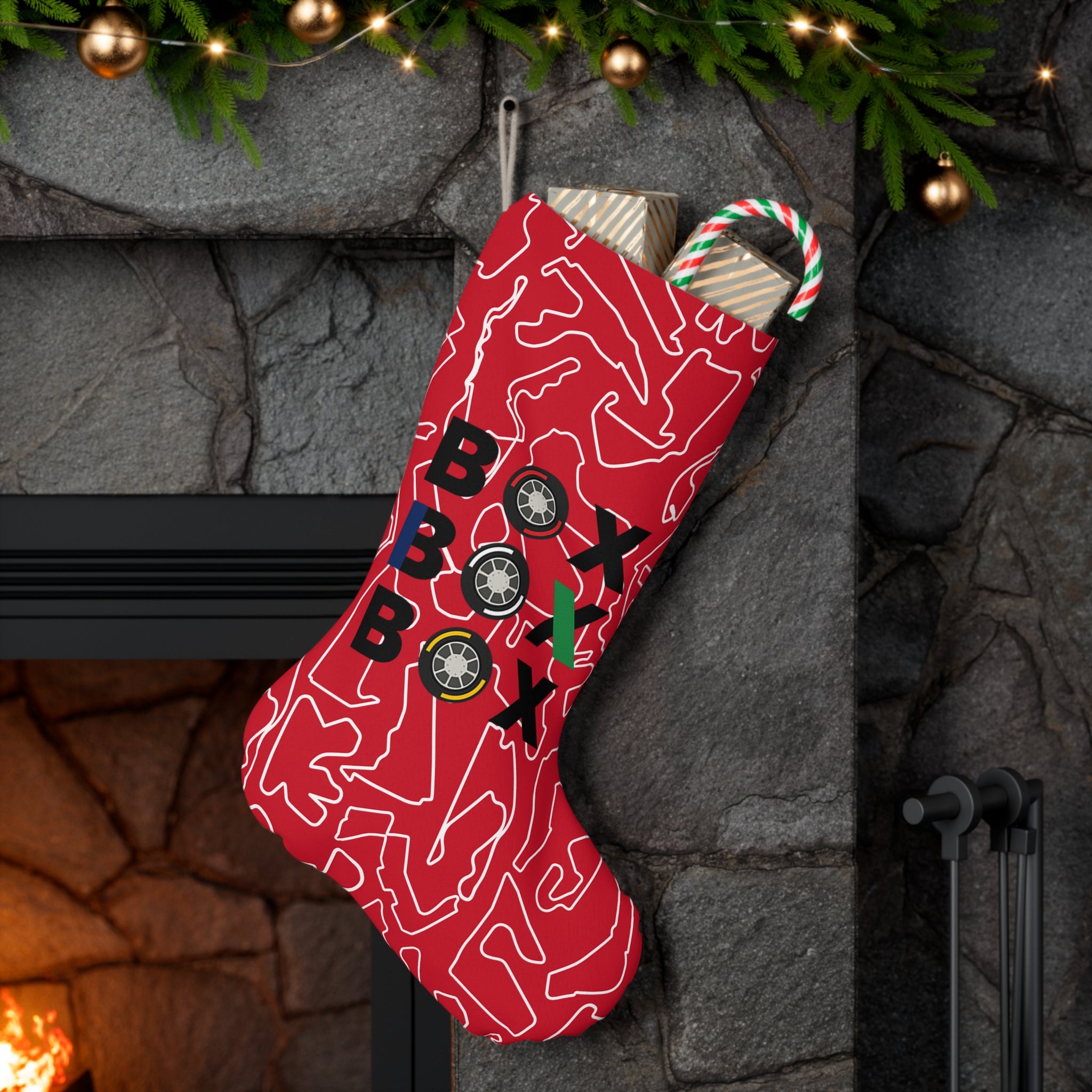 GP Box Box Box - Red Santa Stocking