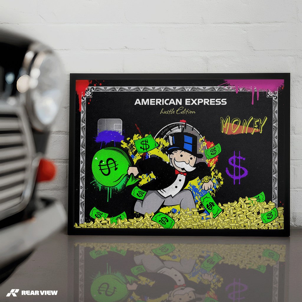 Der Bauplan der Geschwindigkeit – Silverstone Track Kunstdruck