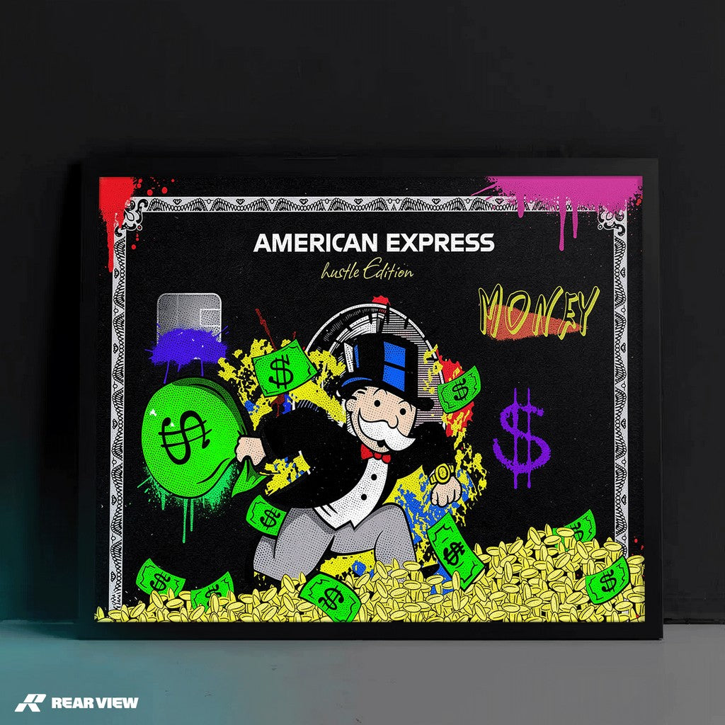 Der Bauplan der Geschwindigkeit – Silverstone Track Kunstdruck