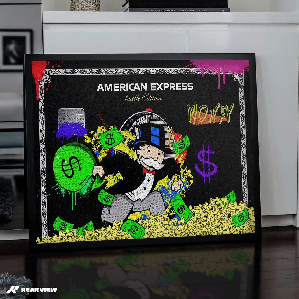 Der Bauplan der Geschwindigkeit – Silverstone Track Kunstdruck