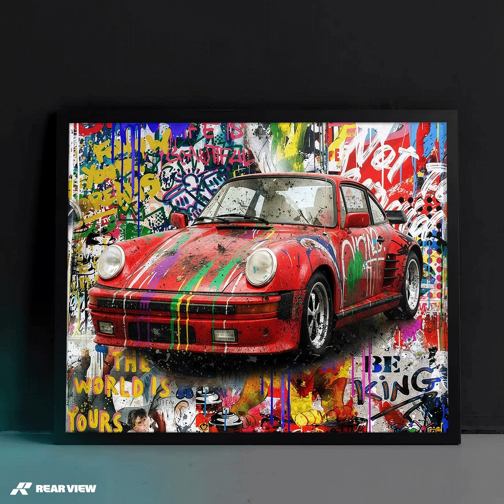 Der Bauplan der Geschwindigkeit – Silverstone Track Kunstdruck