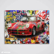 Der Bauplan der Geschwindigkeit – Silverstone Track Kunstdruck