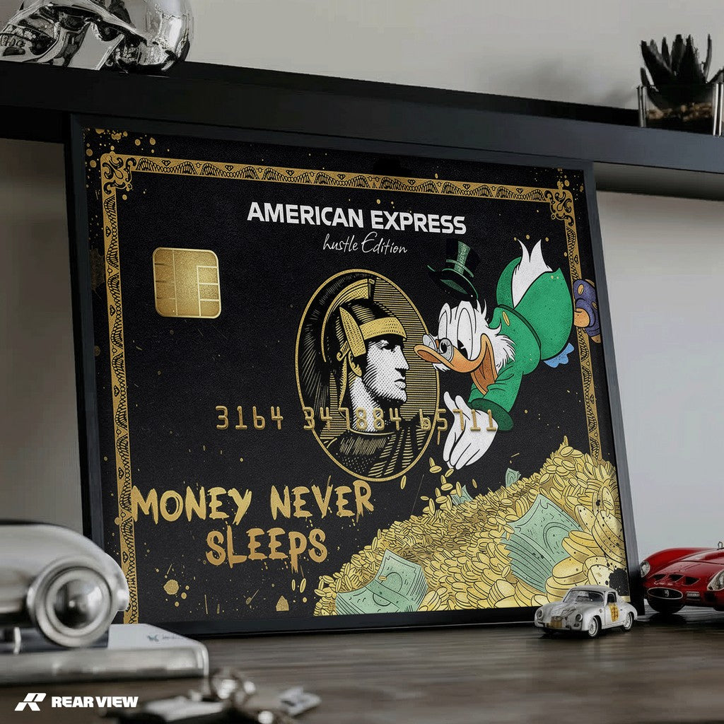 Der Bauplan der Geschwindigkeit – Silverstone Track Kunstdruck