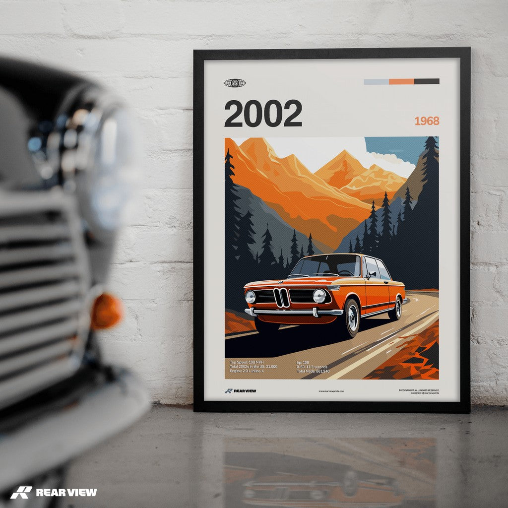 2002 1968 - Car Print