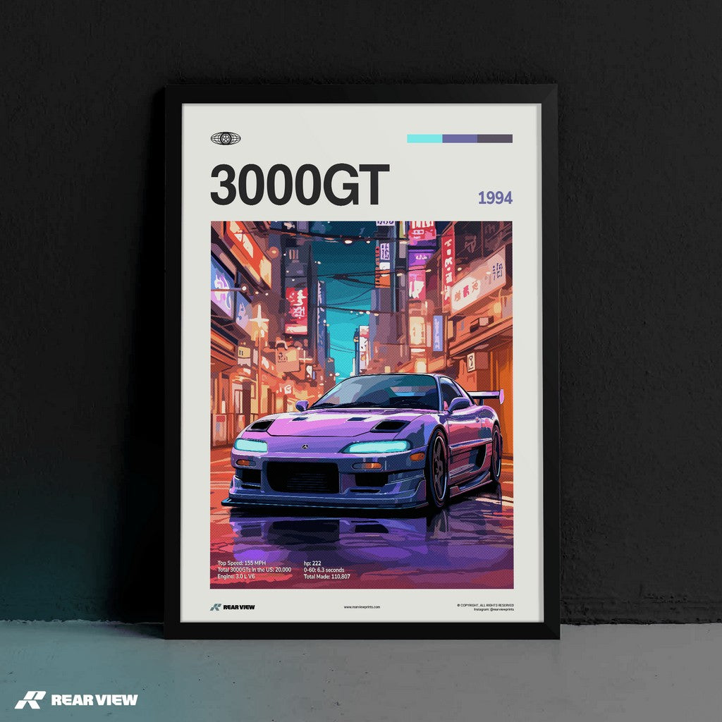 3000GT 1998 - Car Print