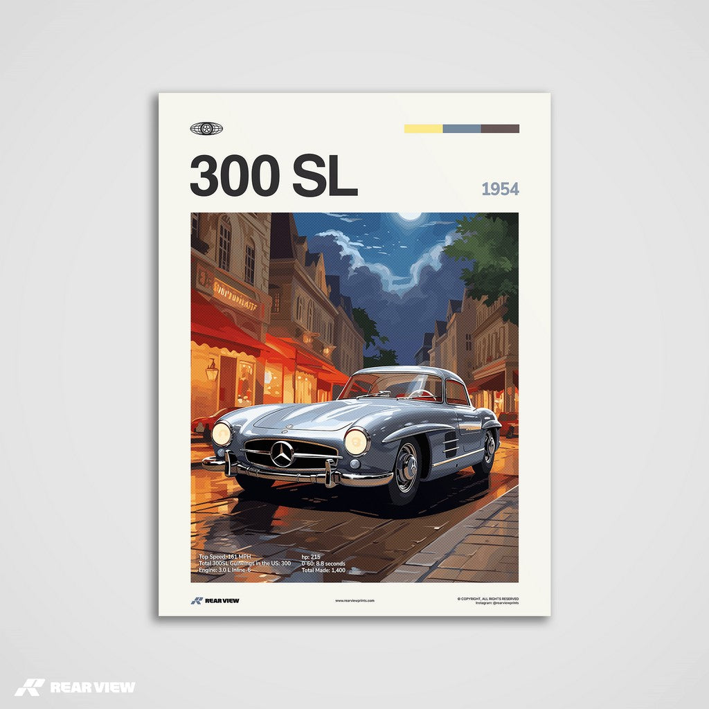 300 SL 1954 - Car Print
