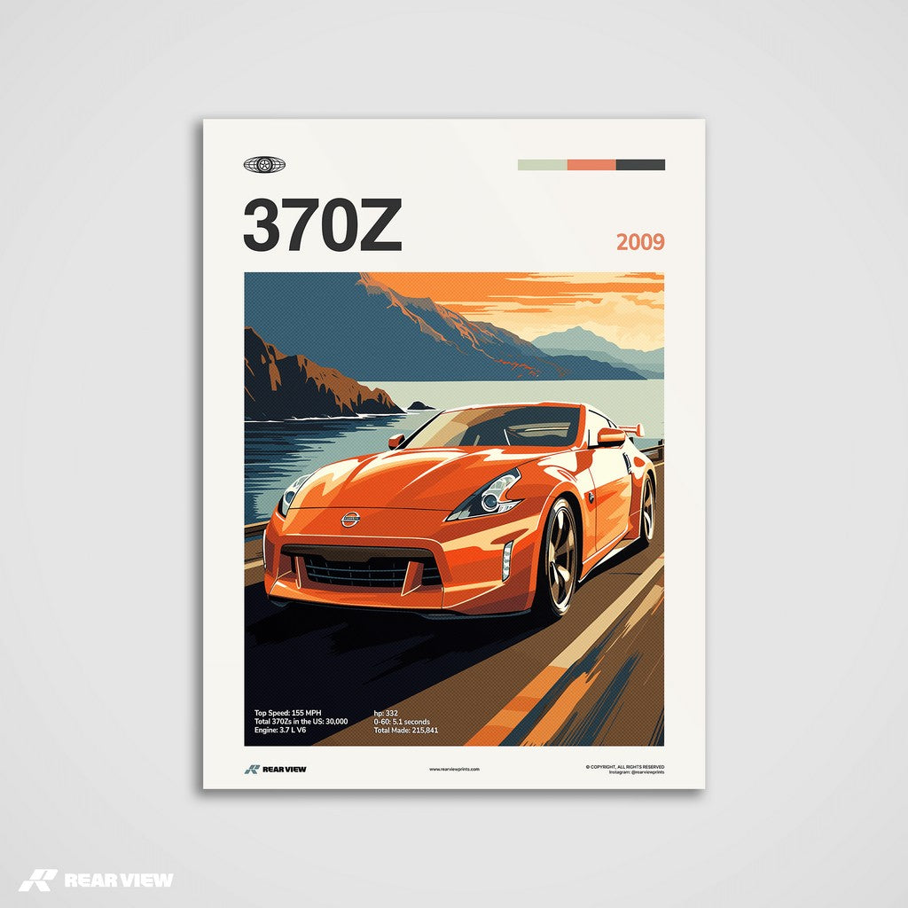 370z 2009 - Car Print